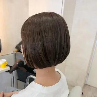 ショート カラー BENI岩沼たけくま 店 佐藤朱華のヘアスタイル