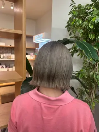 ショート ブリーチカラー/ わきたちえ🌻のヘアスタイル