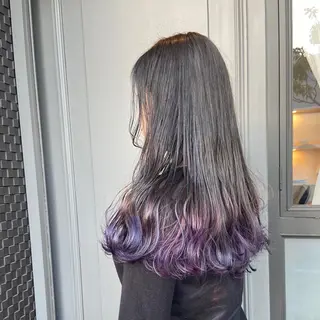 セミロング 峯 志帆のヘアスタイル