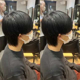 メンズ センターパート ／植田のヘアスタイル