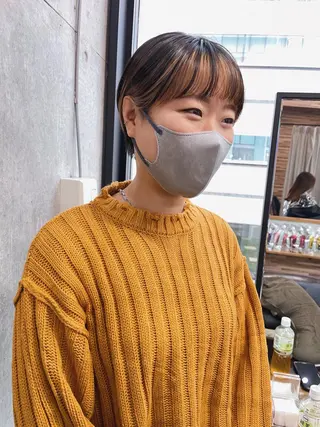 ショート 石上 沙也香のヘアスタイル