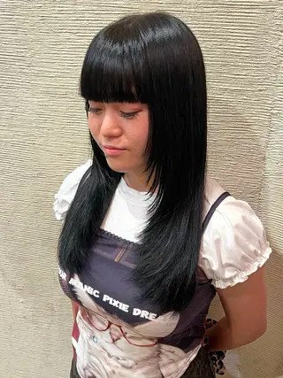 セミロング 箕浦 稜真のヘアスタイル