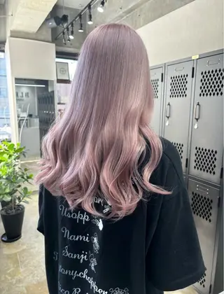 ロング カラー ブレンバイドット所属・ニュアンスカラー/ 🫧レミ(坊主)のヘアスタイル