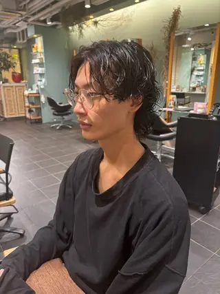 パーマ メンズ オーガニックカラー/ 表参道/ルカのヘアスタイル