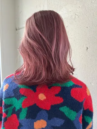 ミディアム カラー ヘアアレンジ WATARU🔥／ 外国人風ハイライトのヘアスタイル