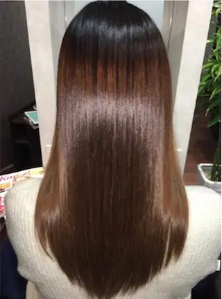 ロング Dears武蔵小杉店所属・縮毛矯正2,000円 ⭐︎期間限定⭐︎のヘアスタイル