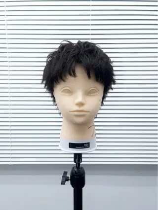 ショート メンズ kosoraレイヤー ハイトーン/デザインのヘアスタイル