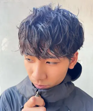 ショート パーマ 【メンズパーマ特化】 美容師/岡田岳斗のヘアスタイル