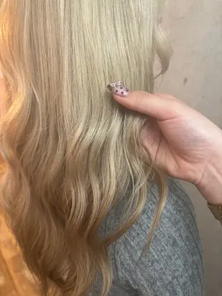 カラー ブリーチ/パーマ ♡MIYUU♡横浜のヘアスタイル