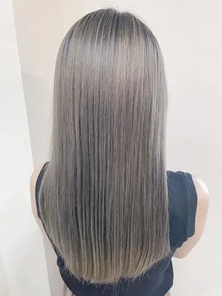 ロング カラー ケアブリーチ /髪質 改善/古橋圭史郎のヘアスタイル