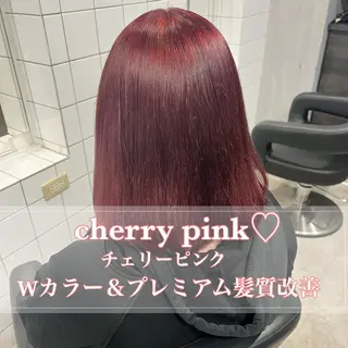 ミディアム カラー ヘアアレンジ 韓流トレンドヘア 🎀RINAKO🎀のヘアスタイル