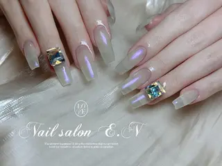 ネイル E.N🦋 長さ出し/持ち込みのネイルデザイン