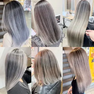 ロング カラー ヘアアレンジ ブリーチ特化 / share 元太のヘアスタイル