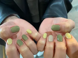 カラー ネイル scre as Etelのネイルデザイン