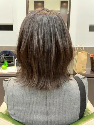 セミロング カラー ヘアアレンジ PROGRESS Harukiのヘアスタイル
