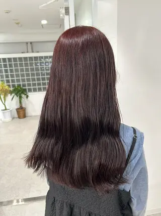 ロング カラー 愛結 暖色カラー🎀🩰のヘアスタイル