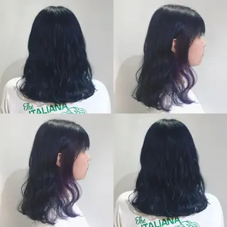 ミディアム カラー ヘアアレンジ As hair所属・柔らか垢抜けｶﾗｰと ｶｯﾄ🫧ASUKAのヘアスタイル