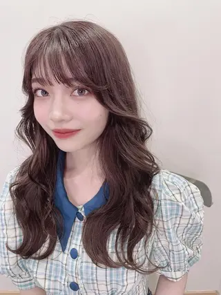 セミロング カラー 【店長】インナー指名 No.1戸塚優思のヘアスタイル