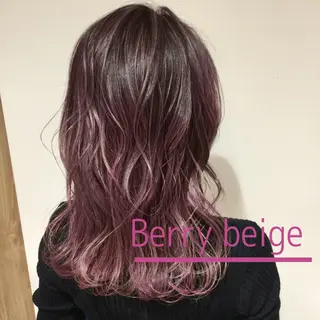 ミディアム カラー AMI Hair  supply所属・髪質改善カラー 韓国風レイヤーのヘアスタイル