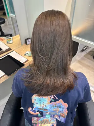 ミディアム 髪質改善/透明感カラ ー/Ayana 🍒のヘアスタイル