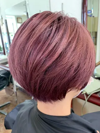 ショート カラー 後藤 弓佳のヘアスタイル