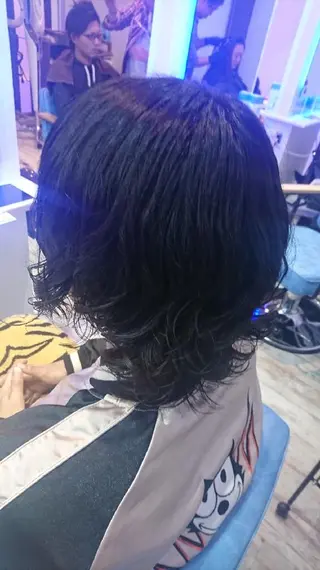 ミディアム パーマ 中嶌 健一のヘアスタイル