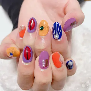 ネイル The Best Beauty受付担当のヘアスタイル