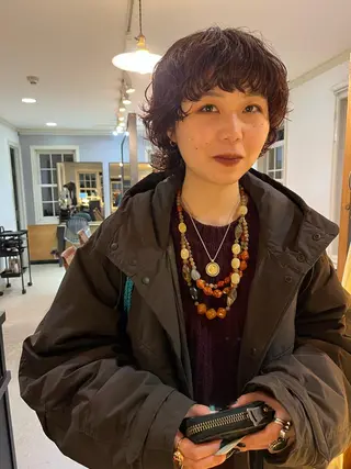 ショート パーマ NOUN所属・eri kinjoのヘアスタイル