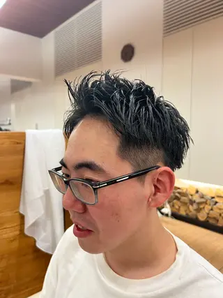 ショート メンズ 櫻井涼央 ／メンズ特化／短髪／のヘアスタイル