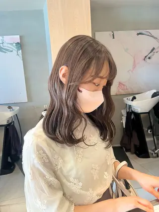セミロング カラー 🎀艶モテカラー🎀 彩季のヘアスタイル