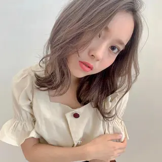 ミディアム カラー 🦋レイヤーカット ミドリカワ🦋のヘアスタイル