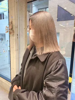 ミディアム カラー shiho︎🌟/ 髪質改善カラーのヘアスタイル
