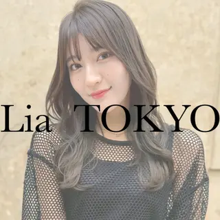 ミディアム Lia TOKYO 門前仲町 徒歩4分のヘアスタイル