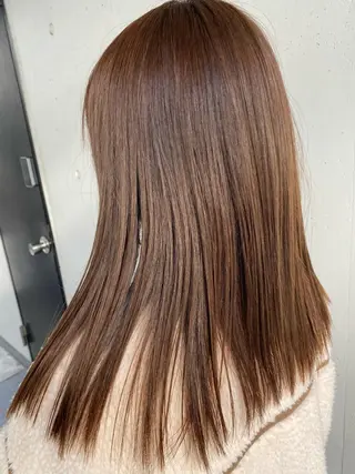 ミディアム カラー お任せヘア☘️☘️ 及川渚のヘアスタイル