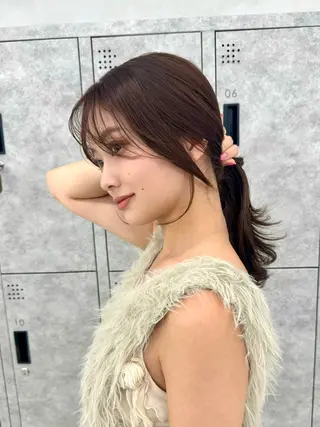 セミロング ショート/ボブ/ 白髪ぼかし/しんやのヘアスタイル