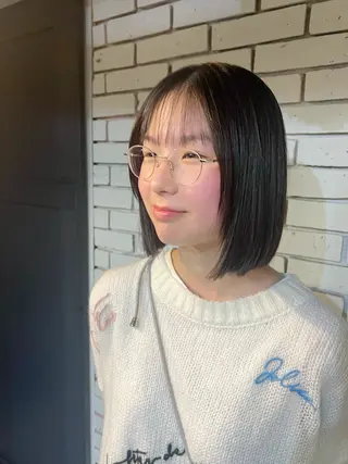 ミディアム 💘 艶モテ/丁寧 カット💘rina.のヘアスタイル