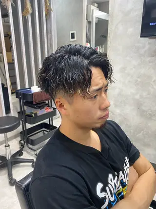 ショート パーマ 🐉『メンズ美容師』 吉田龍星🐉のヘアスタイル