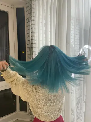 ミディアム カラー 艶ハイトーン👑♡ NATSUKIのヘアスタイル