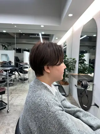 ショート あいこ/ハンサム ショート/銀座🌷のヘアスタイル