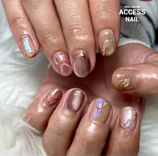 ネイル access nailのネイルデザイン