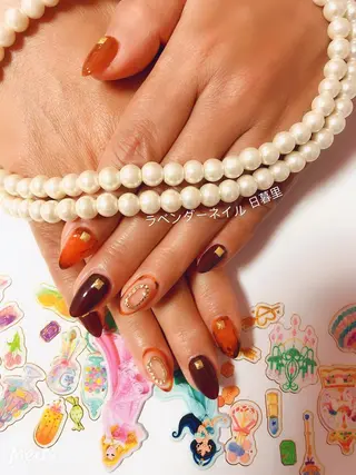 ネイル ラベンダー💖日暮里 ルル💖ネイルのネイルデザイン