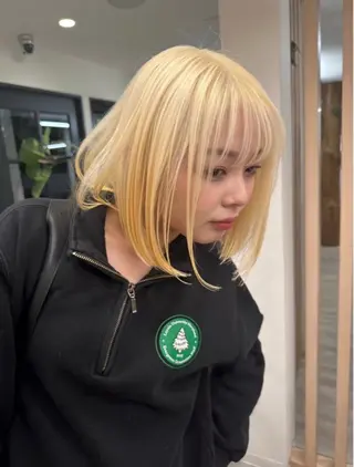 ショート カラー 🍊暖色カラー /ボブ/kanonのヘアスタイル