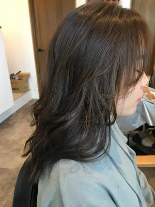 ミディアム パーマ current所属・✨カット美容師 💡高橋優也💡のヘアスタイル