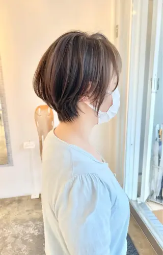 ショート ショート/ボブ/縮毛 三上達大のヘアスタイル