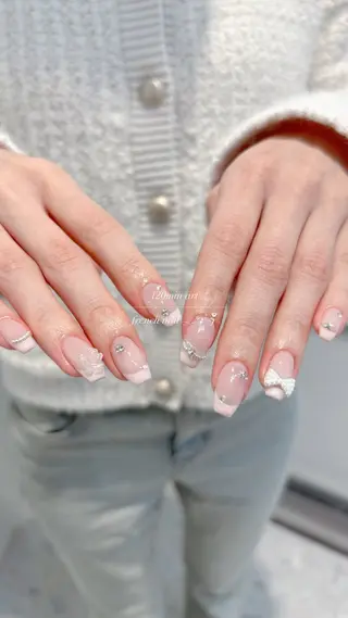 ネイル 🩰ミキ/韓国♡ 大人girlyネイルのネイルデザイン