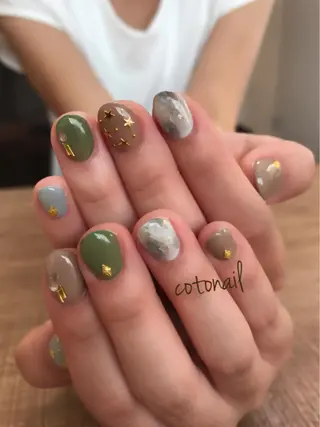 ネイル ツメトマツゲ .のネイルデザイン