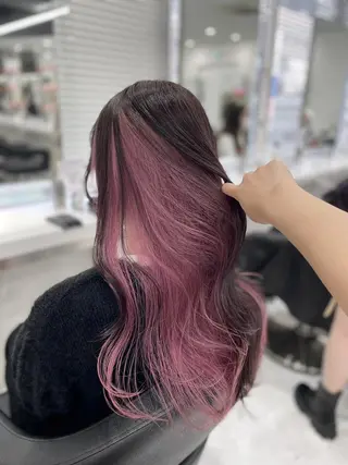 ロング ヘアアレンジ カラー 🪞【公式】表参道 🪞knot🪞のヘアスタイル