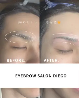 アイブロウ DIEGO 下北沢 Yamaの眉毛・アイブロウイメージ