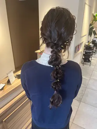 ロング ヘアアレンジ 川越 輝梨奈のヘアスタイル