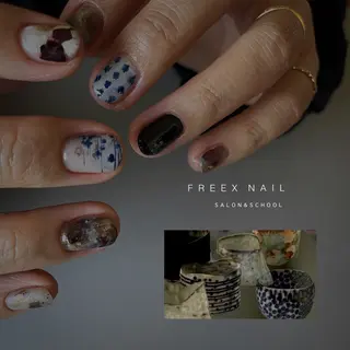 ネイル Freex nail所属・freex nail /ニュアンス/個性派のネイルデザイン